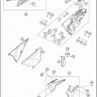 701 ENDURO CHASSIS Tank, sea t , cover