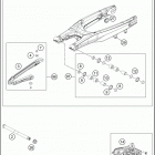 TE 300 CHASSIS Бугель