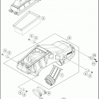 701 ENDURO CHASSIS Воздушный фильтр