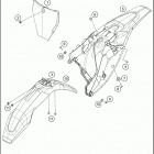 TC 85 CHASSIS Обтекатель , крылья