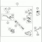 TC 85 CHASSIS Главный цилиндр тормозной