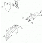2018 FC 450 ROCKSTAR EDITION CHASSIS Обтекатель , крылья