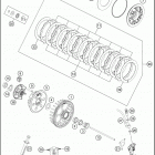 2018 FC 450 ENGINE Сцепление
