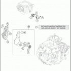 2018 701 ENDURO ENGINE Водяной насос