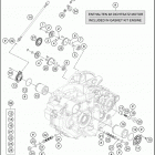 2018 701 ENDURO ENGINE Масляная система