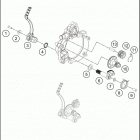 TC 50 ENGINE Кик стартер