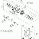 2018 FE 501 CHASSIS Переднее колесо