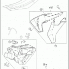 TC 85 CHASSIS Tank, sea t , cover