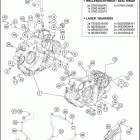 2018 701 ENDURO ENGINE Картер двигателя