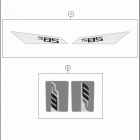 TC 85 CHASSIS Наклейки