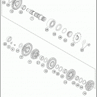 FX 350 ENGINE Трансмиссия 2-контрпривод