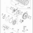 FE 250 ENGINE Сцепление