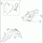 TC 250 CHASSIS Обтекатель , крылья