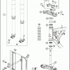 TC 65 CHASSIS Передняя вилка