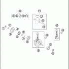 TC 50 ENGINE Crankshaft , piston