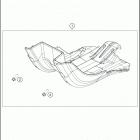 TE 150 CHASSIS Зажита двигателя
