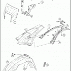 TE 300 CHASSIS Обтекатель , крылья