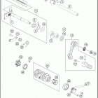 2018 701 ENDURO ENGINE Механизм переключения