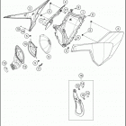TC 250 CHASSIS Воздушный фильтр