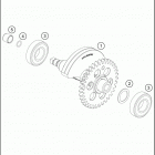 2018 701 ENDURO ENGINE Балансирный вал