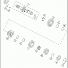 2018 FC 350 ENGINE Трансмиссия-ведомый вал