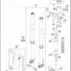TX 300 CHASSIS Передняя вилка