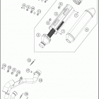 FX 350 CHASSIS Глушитель