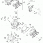 TC 50 ENGINE Картер двигателя