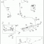 2016 701 ENDURO CHASSIS Тормозной цилиндр задний