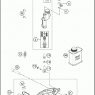 TC 250 CHASSIS Тормозной цилиндр задний