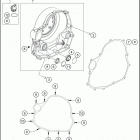 2018 701 ENDURO ENGINE Кожух сцепления