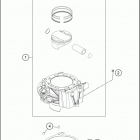 2018 701 ENDURO ENGINE Цилиндры