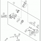 2018 FC 450 ROCKSTAR EDITION CHASSIS Задний суппорт