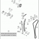 2018 701 ENDURO ENGINE Газо-распределительный механизм
