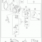 FS 450 ENGINE Корпус Дросселя