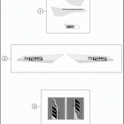 TC 125 CHASSIS Наклейки