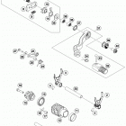 TE 300 ENGINE Механизм переключения