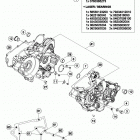 TX 300 ENGINE Картер двигателя