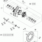 FE 501 CHASSIS Переднее колесо