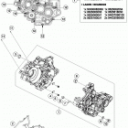 TC 125 ENGINE Картер двигателя