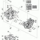 FC 250 ENGINE Картер двигателя