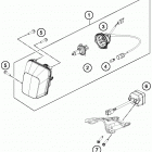 TE 300 CHASSIS Фара