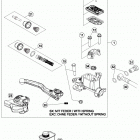 TE 300 CHASSIS Главный цилиндр тормозной