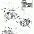 FE 501 ENGINE Картер двигателя