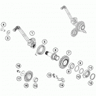 TE 300 ENGINE Кик стартер