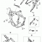 TE 300 CHASSIS Рама