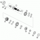 FC 250 ENGINE Трансмиссия-ведомый вал