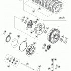 FE 250 ENGINE Сцепление