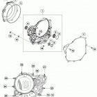 FX 450 ENGINE Кожух сцепления