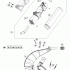 250 SX CHASSIS Глушитель